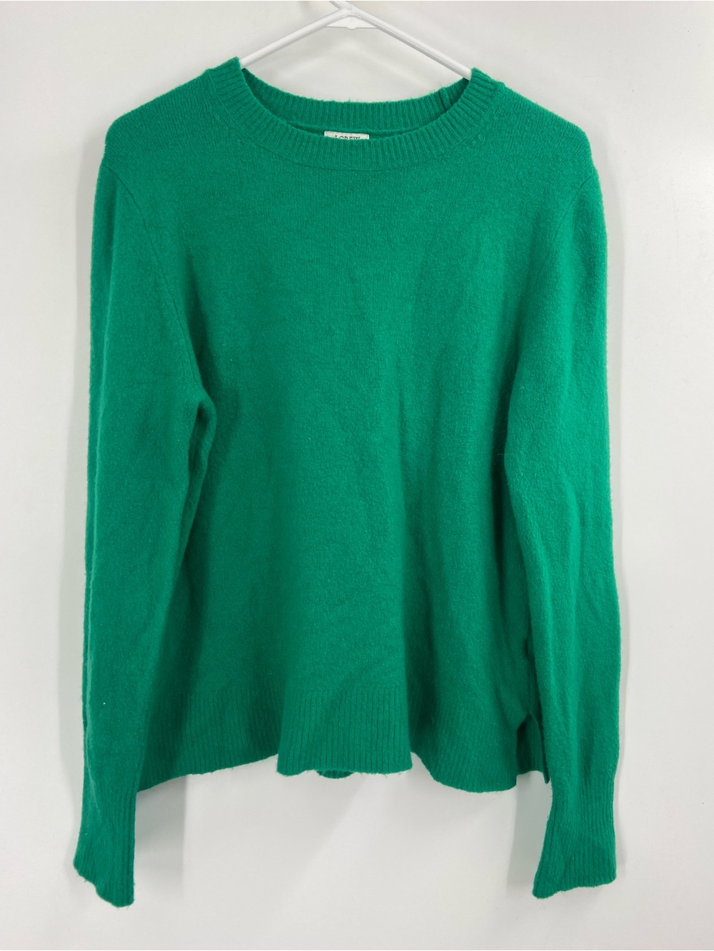J. Crew Extra Soft Crewneck Sweater Green Large